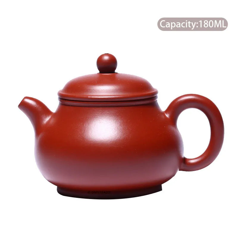 180ml Yixing Famous Purple Clay Teapots Handmade Raw Ore Dahongpao Mud Tea Pot Beauty Kettle Chinese Authentic Zisha Tea Set