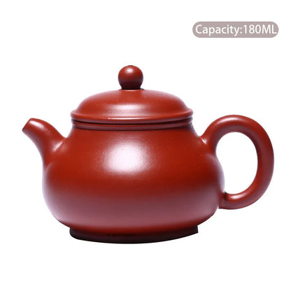 180ml Yixing Famous Purple Clay Teapots Handmade Raw Ore Dahongpao Mud Tea Pot Beauty Kettle Chinese Authentic Zisha Tea Set