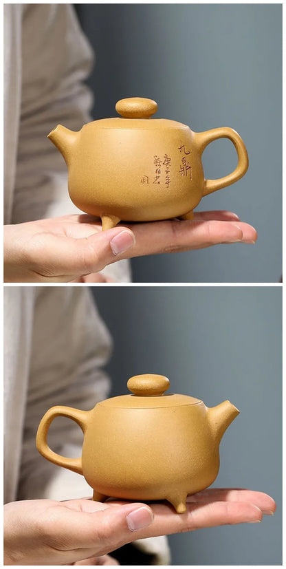 180ml Yixing Handmade Purple Clay Teapots Famous Tea Pot home Beauty Kettle Chinese Zisha Tea Set Gifts Customized Drinkware