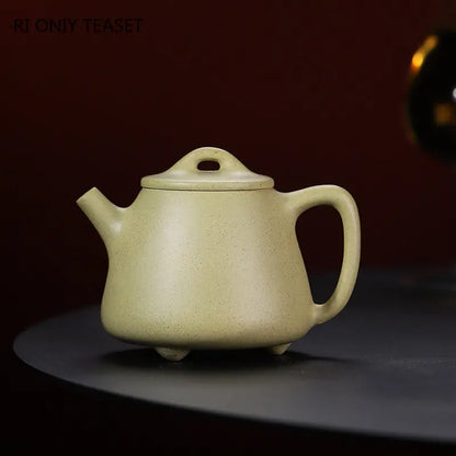 180ml Yixing High-end Purple Clay Teapots Handmade High Stone Scoop Tea Pot Raw Ore Beauty Kettle Zisha Tea Set Collection Gifts