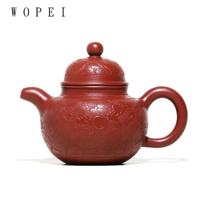 180ml Yixing Raw Ore Dahongpao Zisha Tea Pot Chinese Purple Clay Filter Beauty Teapot Tea Set Accessories Household Drinkware