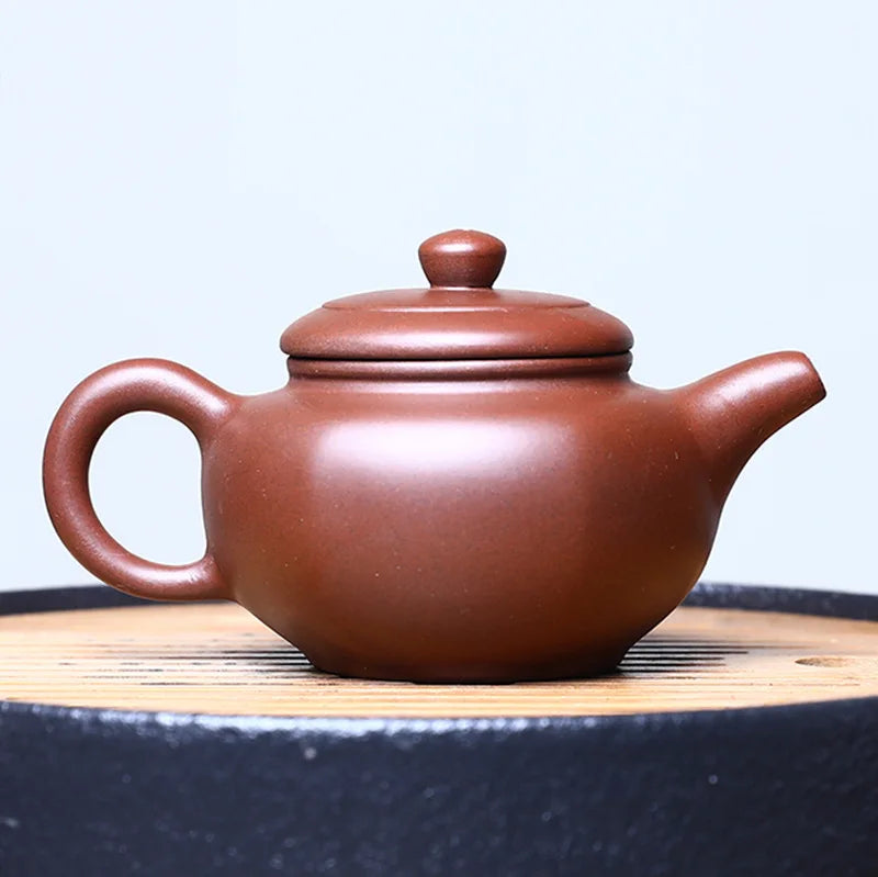 180ml Yixing Zisha Teapot Handmade Teapot Purple Clay Pot Teaware Tea Making Tools Kettle Tea Utensils Home Tea Accessories
