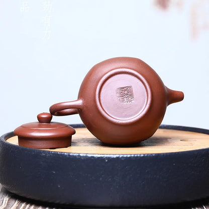 180ml Yixing Zisha Teapot Handmade Teapot Purple Clay Pot Teaware Tea Making Tools Kettle Tea Utensils Home Tea Accessories