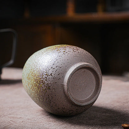 180ml crude pottery tea cup kiln change ceramic mug antique style personal master cup