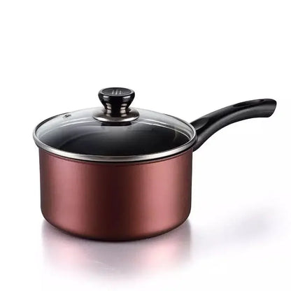 18cm Non-stick Milk Pot Baby Complementary Food Baby Small Milk Pot, Porridge Hot Milk Noodle Pot Soup Pot Small Wok
