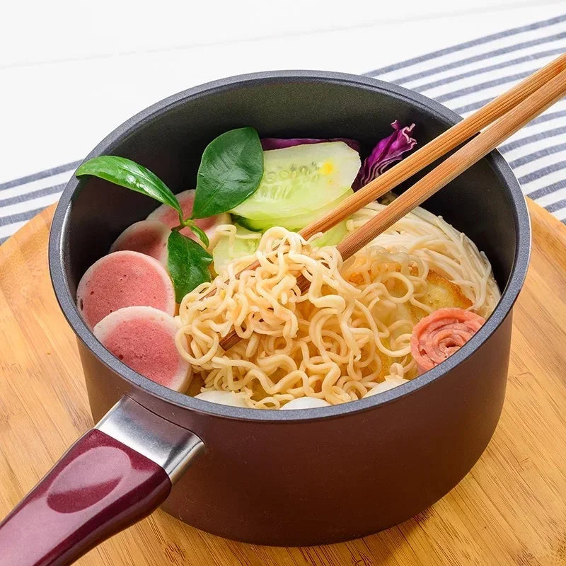 18cm Non-stick Milk Pot Baby Complementary Food Baby Small Milk Pot, Porridge Hot Milk Noodle Pot Soup Pot Small Wok