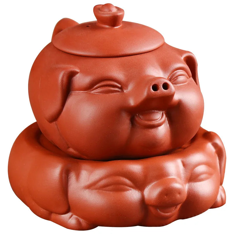 190cc 5pcs Yixing handmade purple clay pot Baimu Dragon Blood Sand Kungfu tea set Chinese teapot Set tea pot