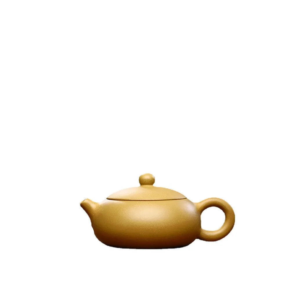 190cc Chinese Yixing High-end Purple Clay Teapot Famous Artists Handmade Tea Pot Raw Ore Section Mud Beauty Kettle Zisha xishi