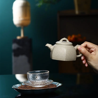 190cc Handmade Beauty Kettle Chinese Tea Ceremony Yixing Classic liufang Tea Pots Purple Clay Teapot Teaware Customized Gifts
