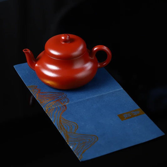 190cc Red Mud Admiralty Teapot Hand Made HanTile Mesh Zhuni Purply Clay Chinese Kongfu Tea set Teaware
