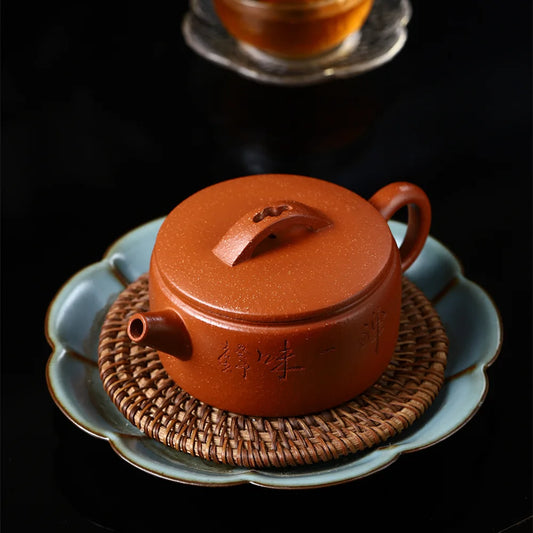 190cc Tradition Yixing Purple Clay Tea Pot Handmade Dahongpao Beauty Teaware Household Filter Teapot Chinese Zisha Tea Infuser