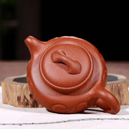 190cc Yixing China Zisha Pot Healthy Teapot Authentic Mud Handmade Unique Shape Red Chinese Tea Jin Jun Mei Tea Pot