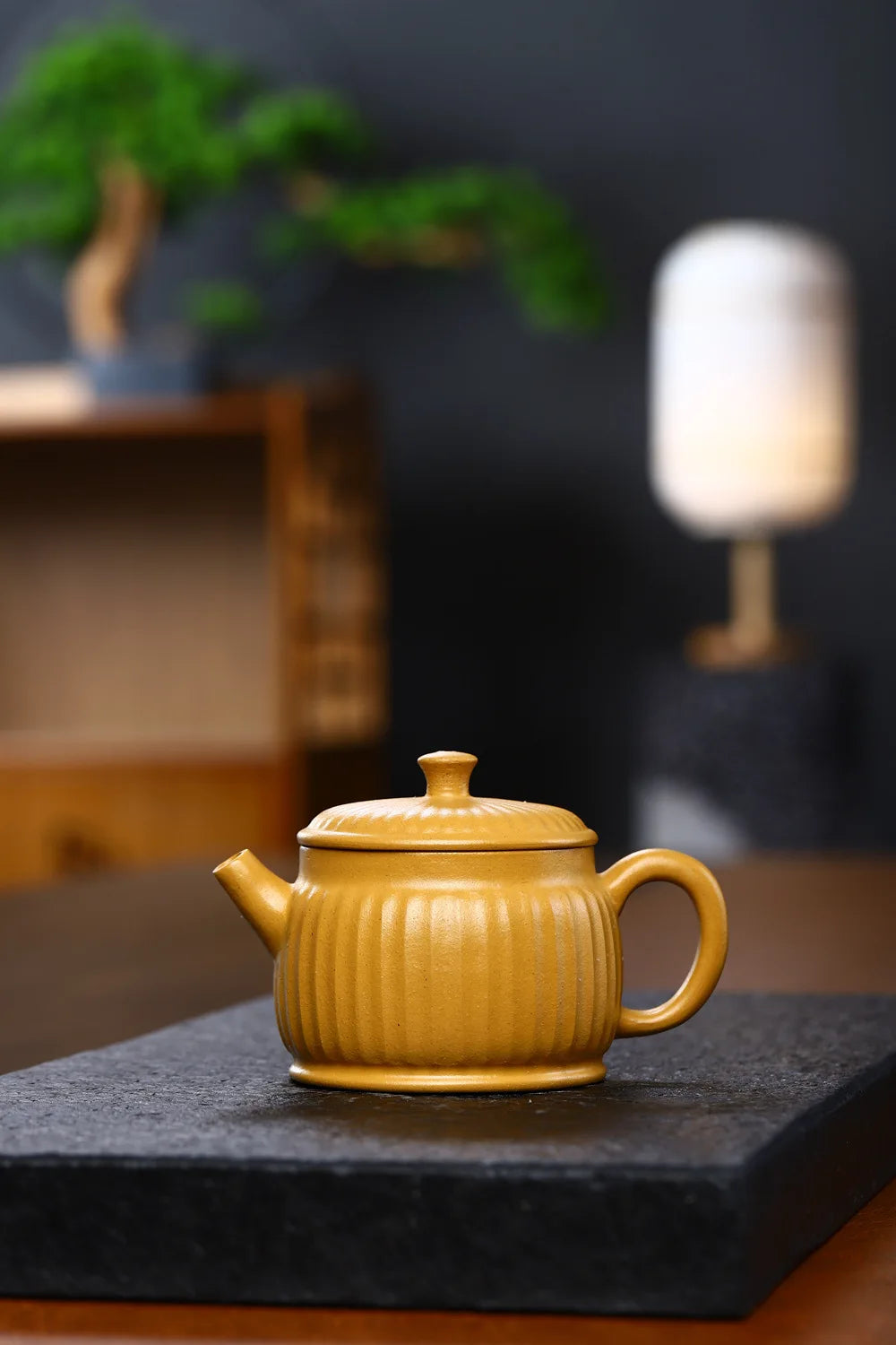 190cc Yixing purple sand pot raw mine high temperature mud wood cooking mouth kung fu home tea set Jade rabbit handmade teapot