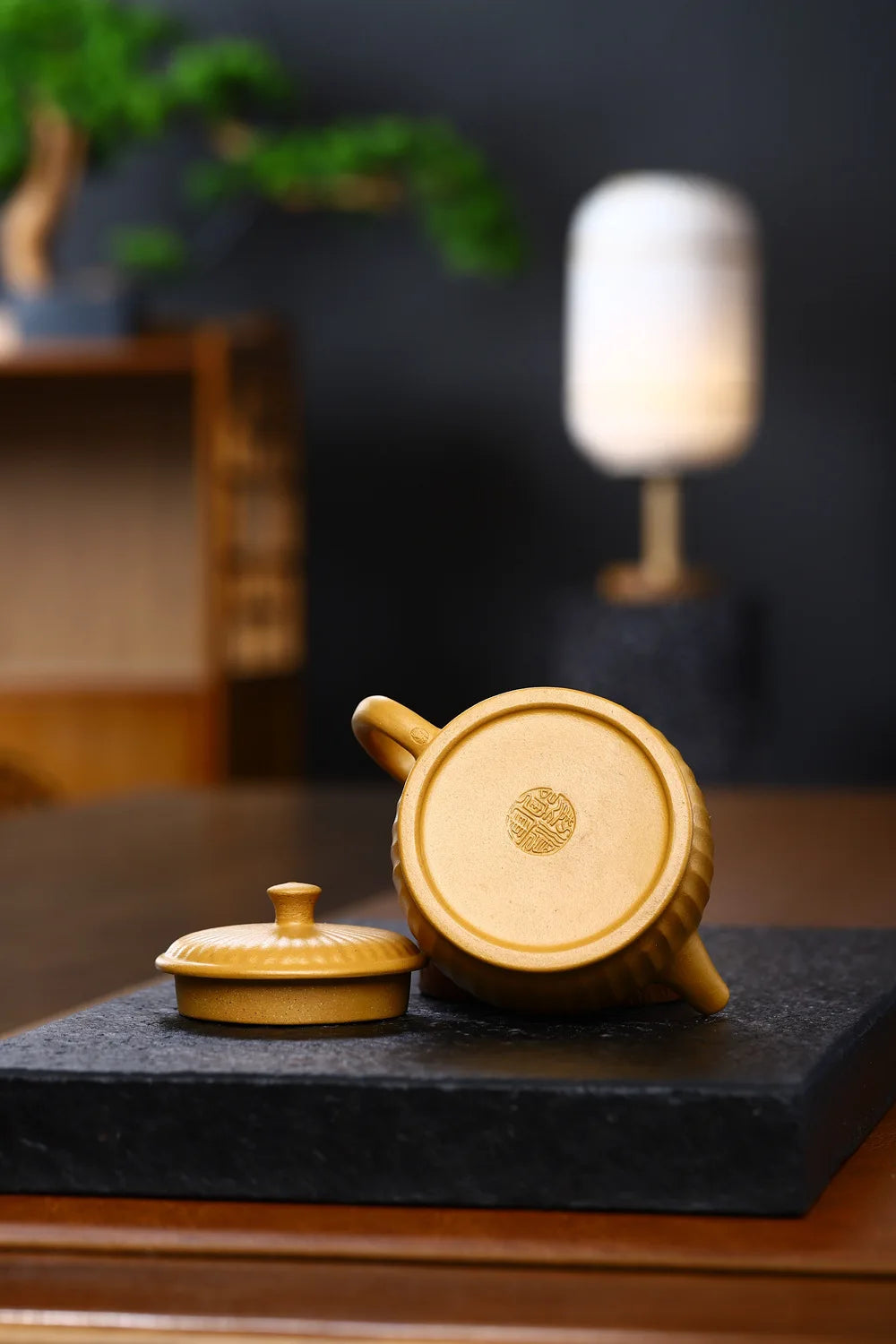 190cc Yixing purple sand pot raw mine high temperature mud wood cooking mouth kung fu home tea set Jade rabbit handmade teapot