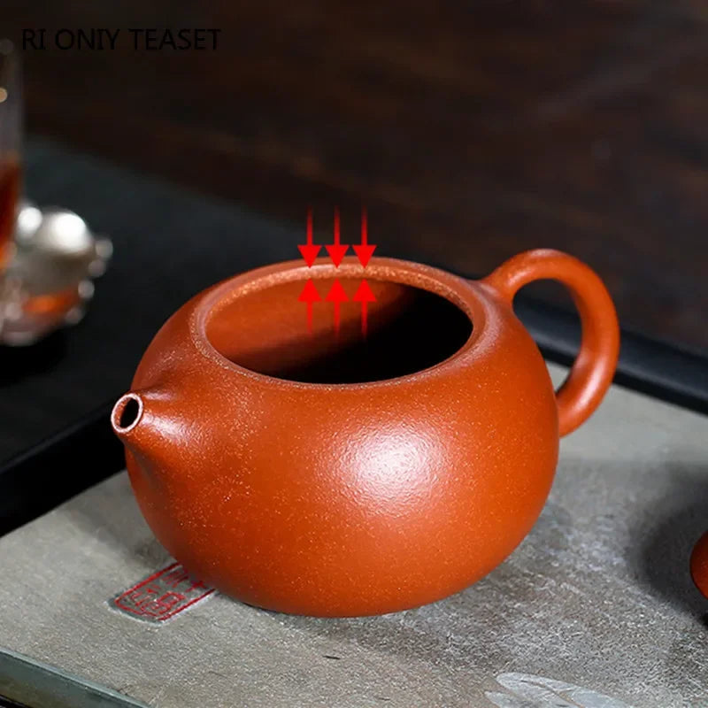 190ml Authentic Yixing Purple Clay Teapot Master Handmade Ball Hole Filter Xi Shi Tea Pot Beauty Kettle Chinese Zisha Tea Set