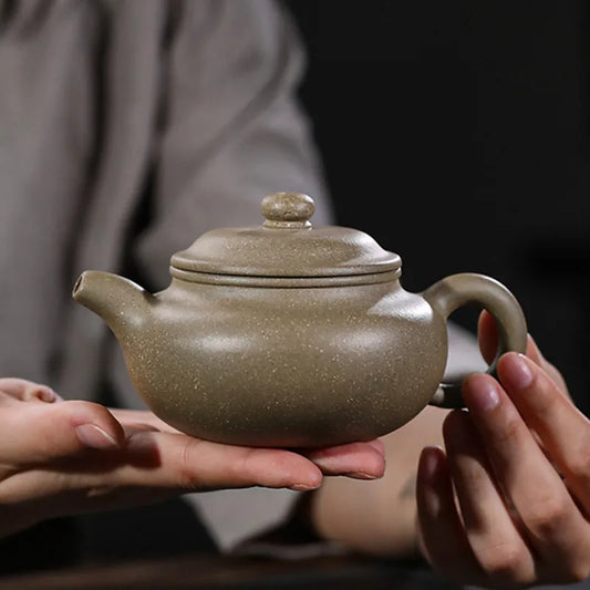 190ml Authentic Yixing Purple Clay Teapots Raw Ore Section Mud Antique Tea Pot Tea Ceremony Customized Zisha Teaware Supplies