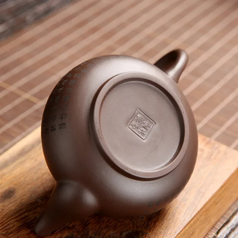 190ml Chinese Tradition Purple Clay Teapot Handmade Yixing Teapot Zisha Pot Handmade Teaware Gifts Drinkware Set