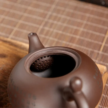 190ml Chinese Tradition Purple Clay Teapot Handmade Yixing Teapot Zisha Pot Handmade Teaware Gifts Drinkware Set