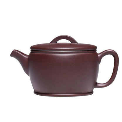 190ml Chinese Yixing Purple Clay Teapots Famous Artists Handmade Large Caliber Tea Pot Beauty Kettle Zisha Tea Set Teaware