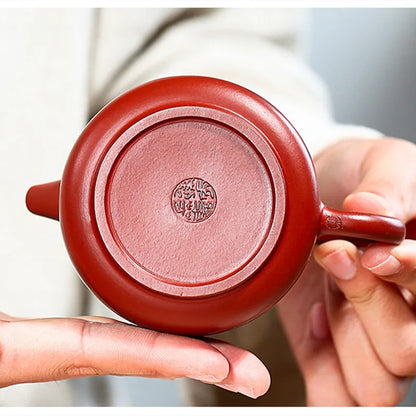 190ml Chinese Yixing Purple Clay Teapots Handmade Raw Ore Dahongpao High Stone Scoop Tea Pot Traditional Zisha Kettle Drinkware