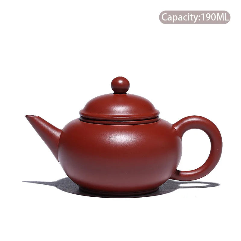 190ml Chinese Yixing Purple Clay Teapots Raw Ore Dahongpao Home Tea Pot Tea Ceremony Accessories Household Zisha Teaware