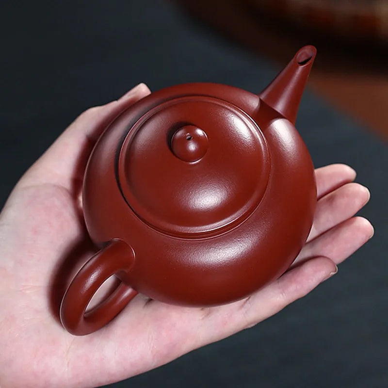 190ml Chinese Yixing Purple Clay Teapots Raw Ore Dahongpao Home Tea Pot Tea Ceremony Accessories Household Zisha Teaware