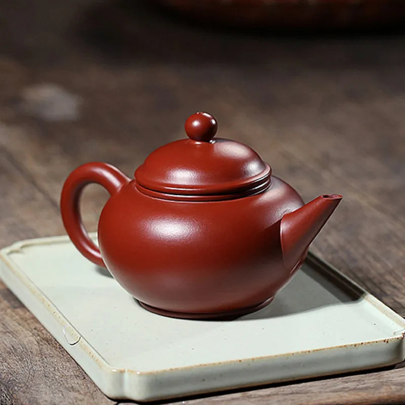 190ml Chinese Yixing Purple Clay Teapots Raw Ore Dahongpao Home Tea Pot Tea Ceremony Accessories Household Zisha Teaware