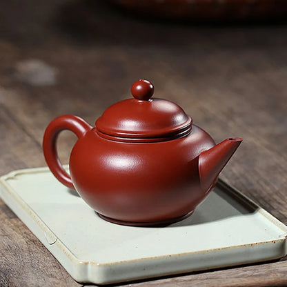 190ml Chinese Yixing Purple Clay Teapots Raw Ore Dahongpao Home Tea Pot Tea Ceremony Accessories Household Zisha Teaware