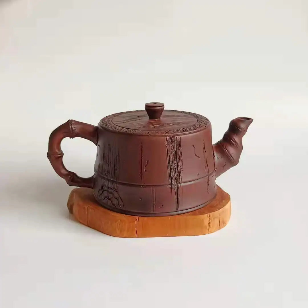 190ml Jianshui Purple Clay Pure Handmade Tree Stump Tea Pot(Not Yixing Zisha) Kung Fu Tea Set Drinkware Tea Ceremony