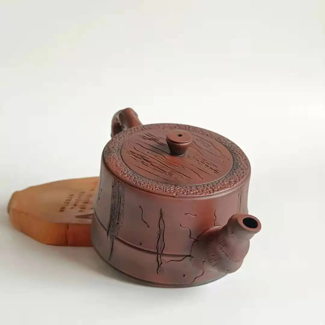 190ml Jianshui Purple Clay Pure Handmade Tree Stump Tea Pot(Not Yixing Zisha) Kung Fu Tea Set Drinkware Tea Ceremony