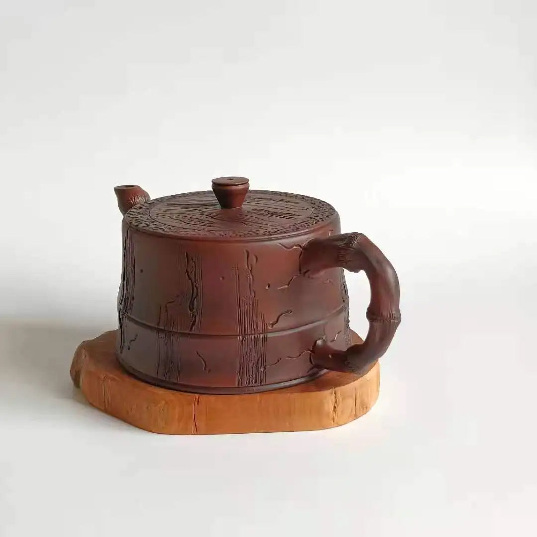 190ml Jianshui Purple Clay Pure Handmade Tree Stump Tea Pot(Not Yixing Zisha) Kung Fu Tea Set Drinkware Tea Ceremony