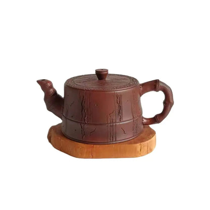 190ml Jianshui Purple Clay Pure Handmade Tree Stump Tea Pot(Not Yixing Zisha) Kung Fu Tea Set Drinkware Tea Ceremony