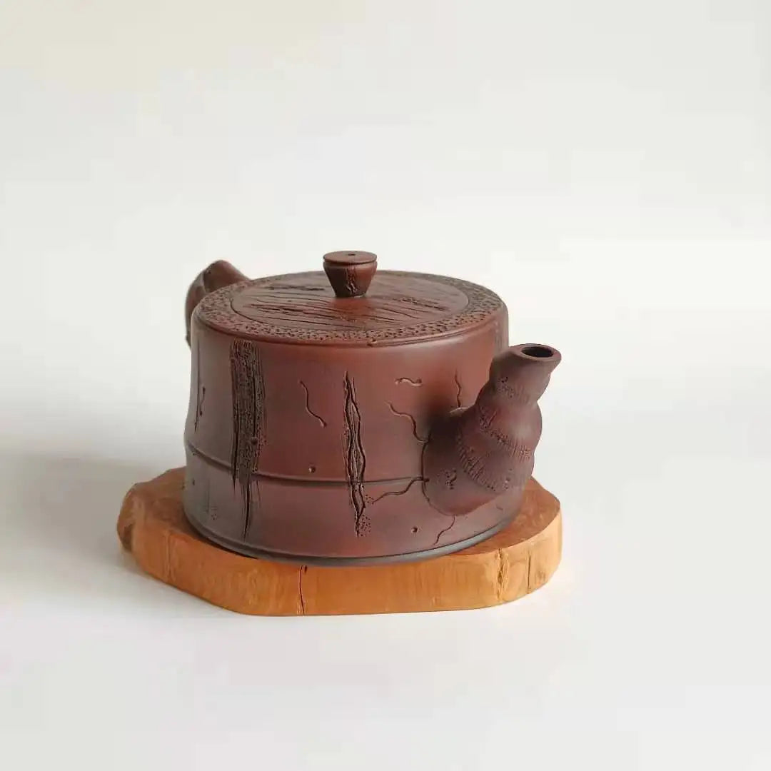 190ml Jianshui Purple Clay Pure Handmade Tree Stump Tea Pot(Not Yixing Zisha) Kung Fu Tea Set Drinkware Tea Ceremony