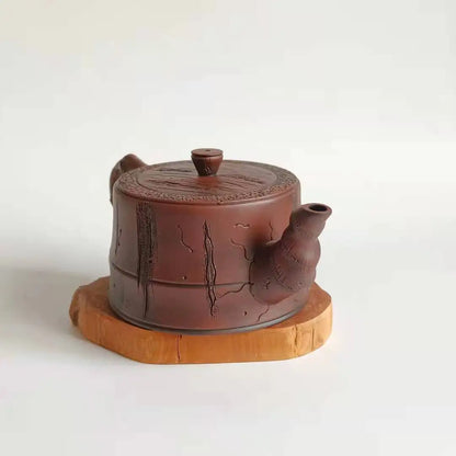 190ml Jianshui Purple Clay Pure Handmade Tree Stump Tea Pot(Not Yixing Zisha) Kung Fu Tea Set Drinkware Tea Ceremony