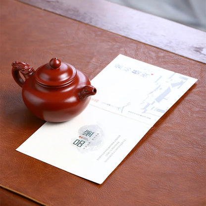 190ml Yixing Purple Clay Teapots traditional handmade Filter Kettle Master Handmade Cinnabar Zisha Teaware