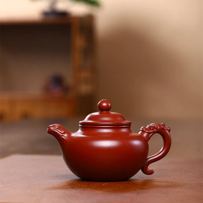 190ml Yixing Purple Clay Teapots traditional handmade Filter Kettle Master Handmade Cinnabar Zisha Teaware