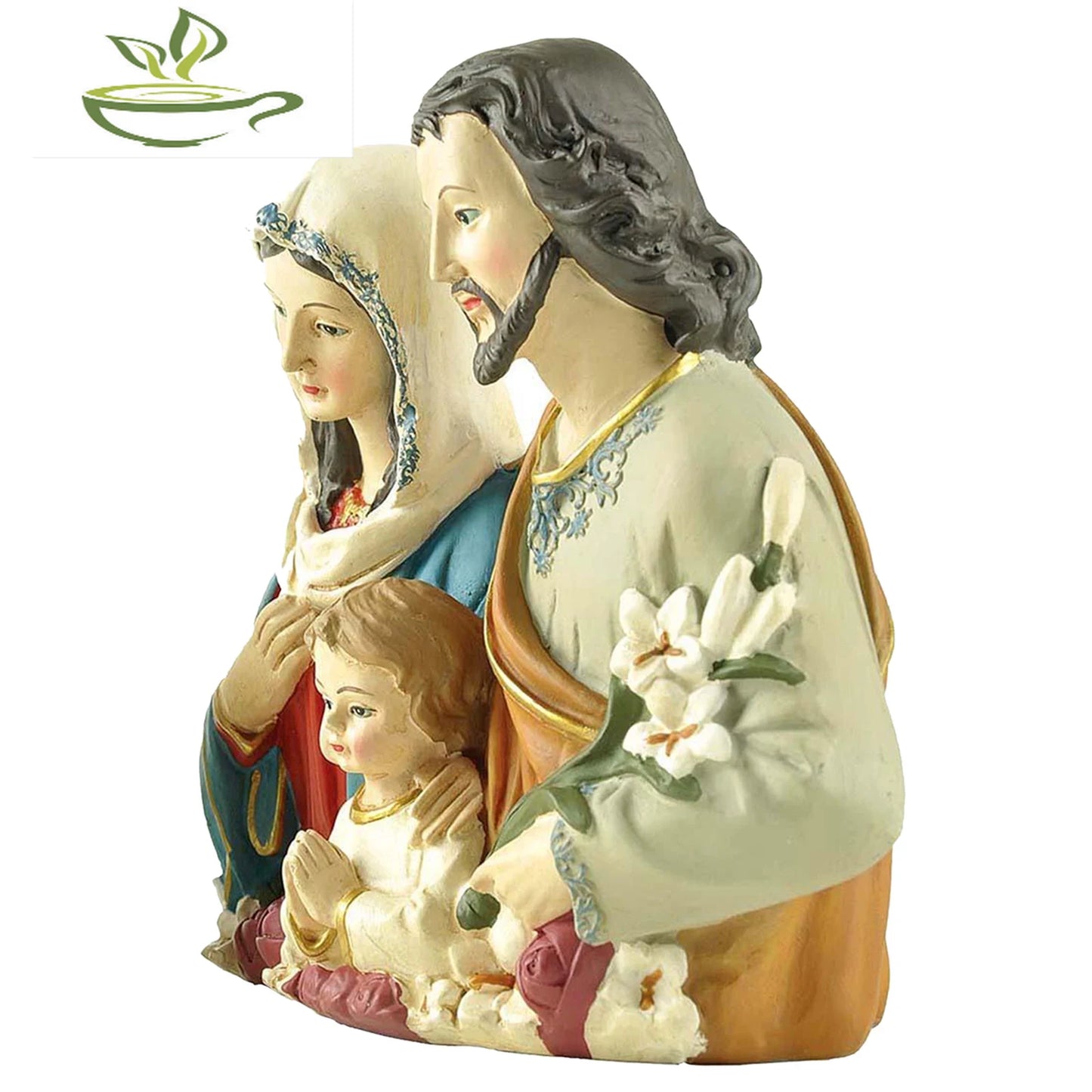 5" Holy Family Statue Religious Items Jesus Christ Sculptures Decoration