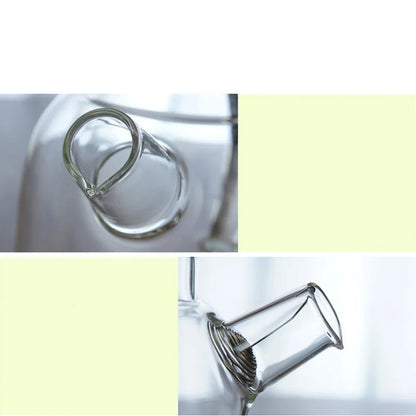 1L/1.5L Big Transparent Borosilicate Glass Teapot Heat-Resistant Large Clear Tea Pot Flower Tea Set Puer Kettle Office Home Tool