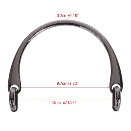 1PC Alloy Bag Handle for Handcrafted Handbag Shoulder Bags Part & Accessories