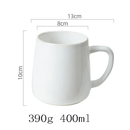 1PC European Style Ceramic Kiln 400ML Retro Coffee Tea Cup Restaurant Breakfast Office Water Mugs Home Drinkware  Set