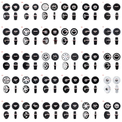 1PC Luggage  Plastic Swivel Wheels Rotation Suitcase Replacement Casters