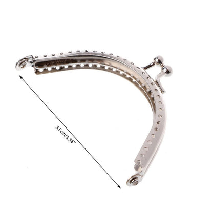1PC Metal Coin Purse Bag DIY Craft Frame Kiss Clasp Lock Accessories 8.5cm