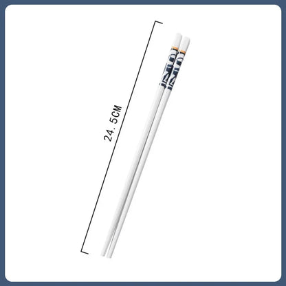 1Pair Blue and White Ceramic Japanese Style Chopsticks Bone Porcelain Long Sushi  Household Chopsticks