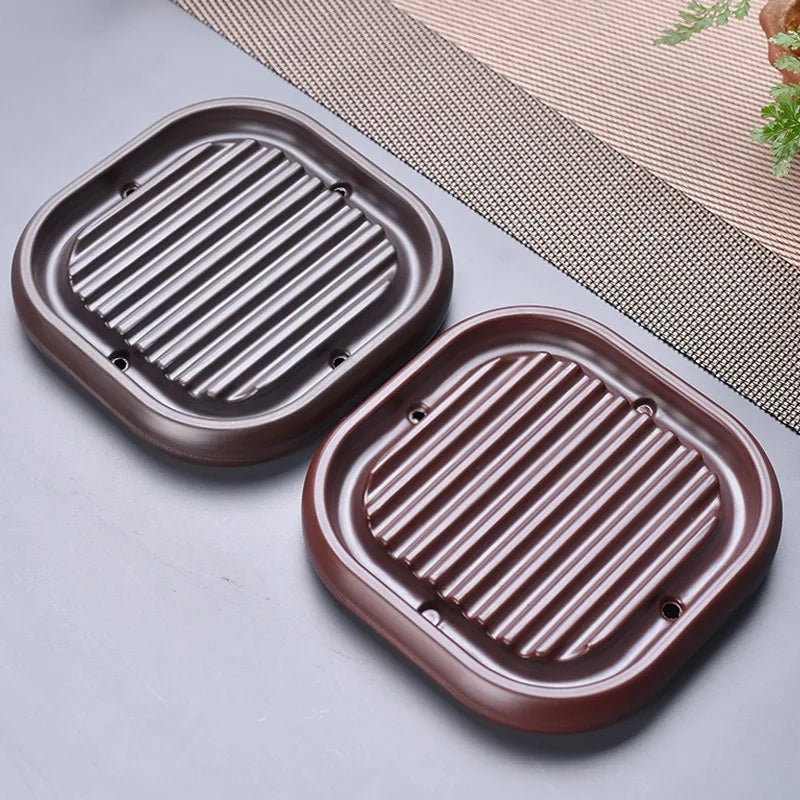 1Pc Bakelite Board Teacup Pad Placemats Decor Heat Resistant Coffee Coasters Square Teapot Drink Mat Kitchen Tea Sets Supplies