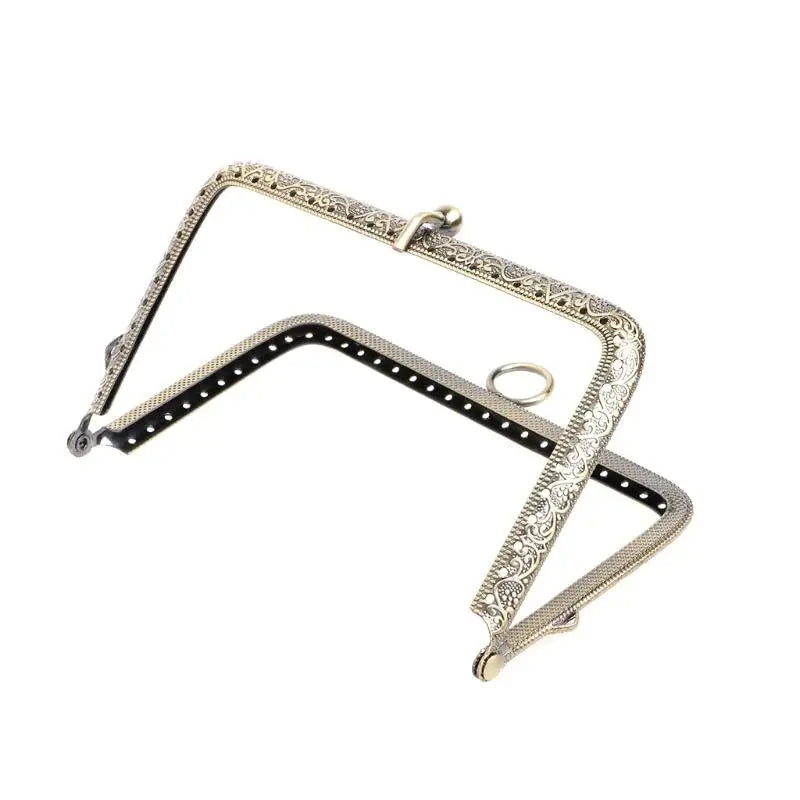 1Pc DIY Purse Handbag Handle Coins Bags Metal Kiss Clasp Lock Frame 13.8cm