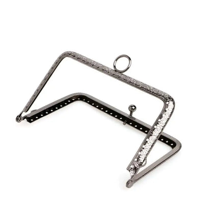 1Pc DIY Purse Handbag Handle Coins Bags Metal Kiss Clasp Lock Frame 13.8cm