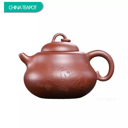 230ml High-end Yixing Purple Clay Teapots Famous Handmade Gourd Shape Tea Pot Kettle Chinese Zisha Tea Set Collection Gifts