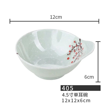 1pc Chinese Not Easily Broken Plastic Dinner Plates Household Melamine Tableware Dishes Plate Ramen Bowl Kitchen Accessories