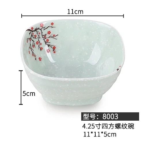 1pc Chinese Not Easily Broken Plastic Dinner Plates Household Melamine Tableware Dishes Plate Ramen Bowl Kitchen Accessories