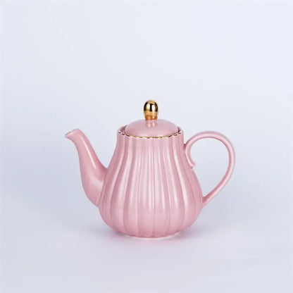 1pc Direct Selling New Classic Golden Bee Striped Afternoon Tea Coffee Milk Juice Drink Jug Light Luxury Glaze Plus Gold Ceramic
